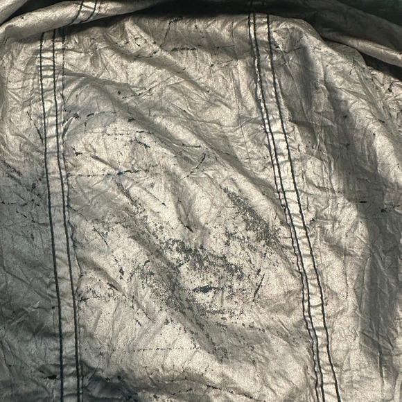 Vintage 80s Wilson Colorblock Windbreaker Jacket Teal Magenta Green XXL Nylon - Picture 11 of 11